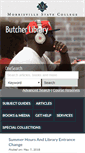 Mobile Screenshot of library.morrisville.edu